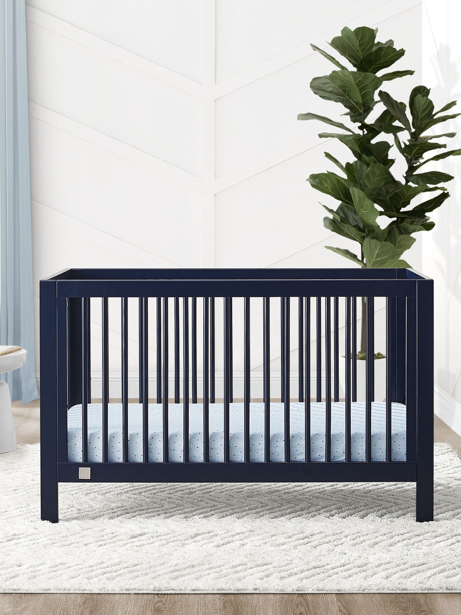 Gap babyGap Charlie Convertible Crib blue. 1