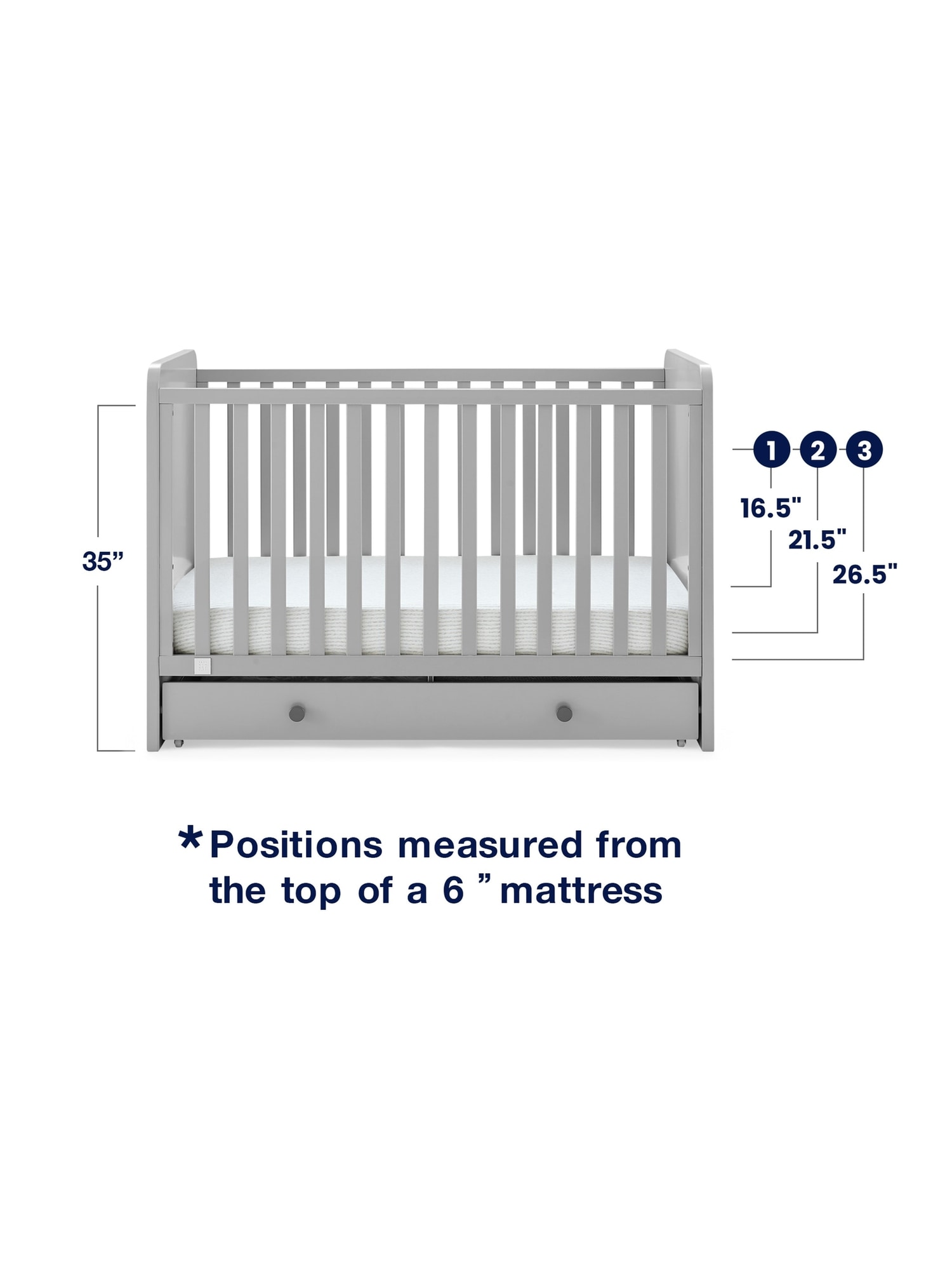 4 in 1 hot sale crib with storage