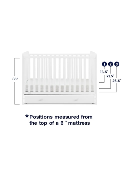 Image number 7 showing, babyGap Graham Convertible Storage Crib