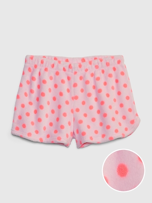 View large product image 1 of 1. Kids Fuzzy PJ Shorts