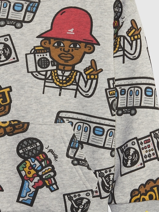 Image number 3 showing, Gap &#215 Rock the Bells Toddler Graphic Hoodie