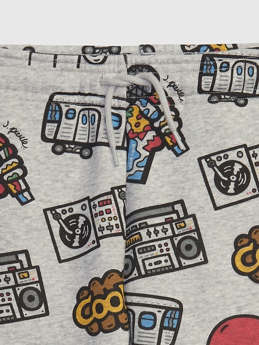 Image number 3 showing, Gap &#215 Rock the Bells Toddler Graphic Joggers