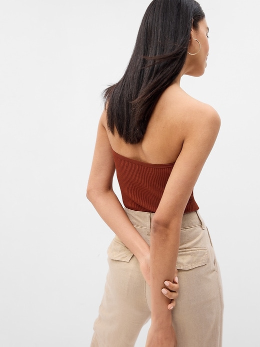 Image number 2 showing, Rib Sweetheart Tube Top