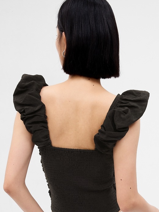 Image number 2 showing, Cropped Ruched Top