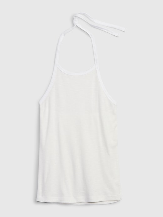 Image number 6 showing, Essential Rib Halter Tank Top