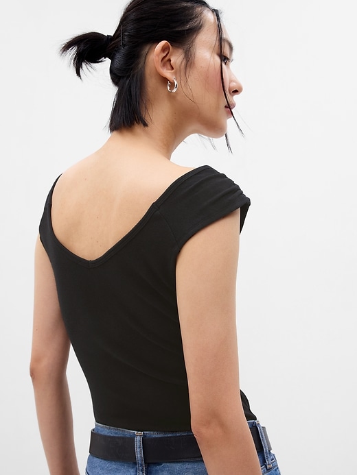 Image number 2 showing, Modern Ruched Tank Top
