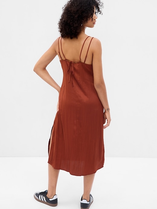 Image number 2 showing, Pleated Midi Slip Dress