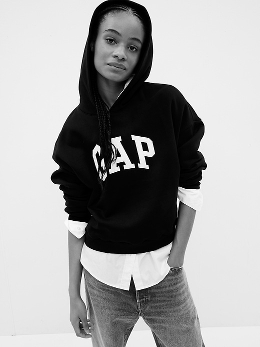 Image number 3 showing, Gap Arch Logo Hi-Low Hoodie