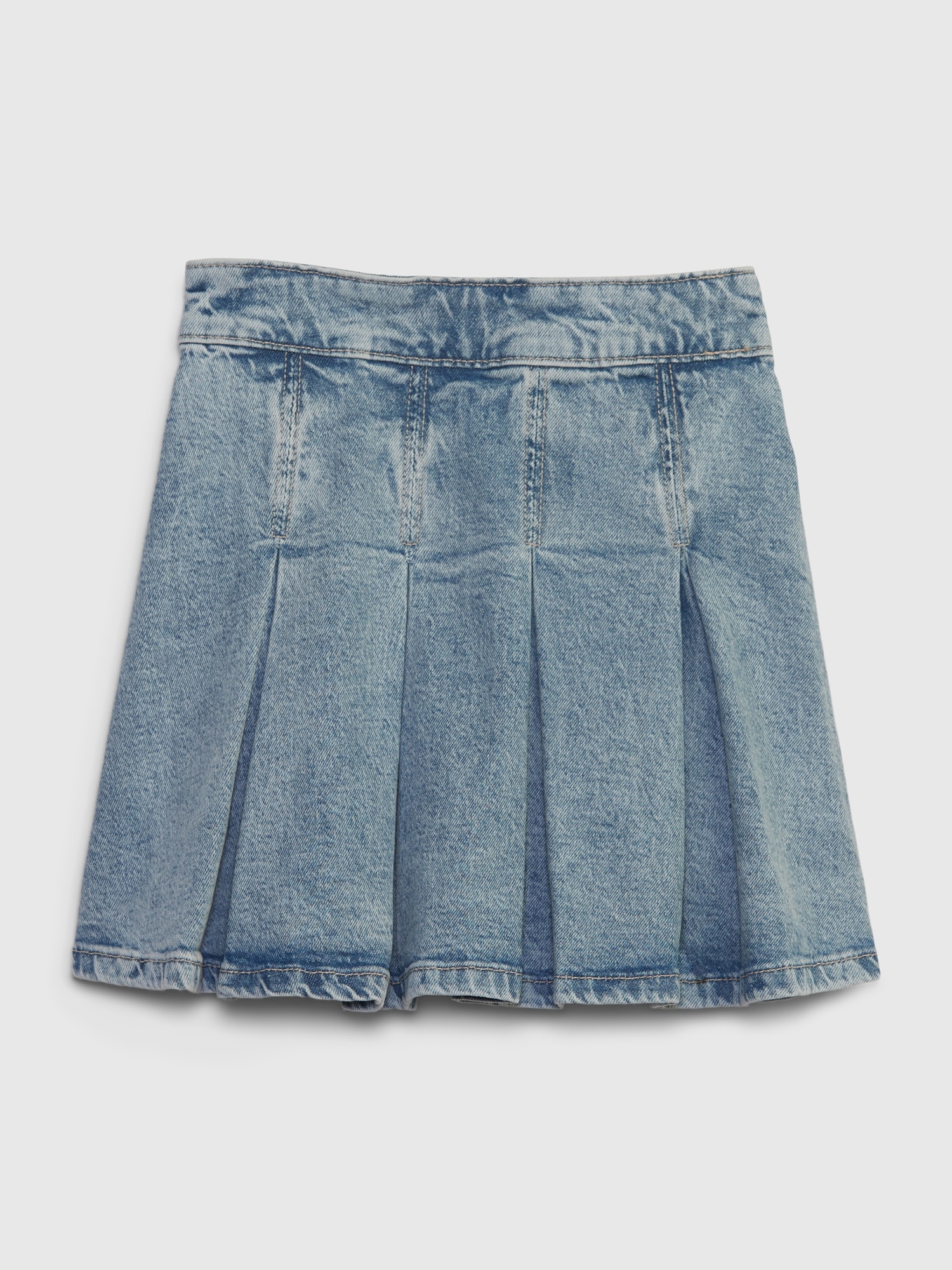 Kids Pleated Denim Skirt | Gap