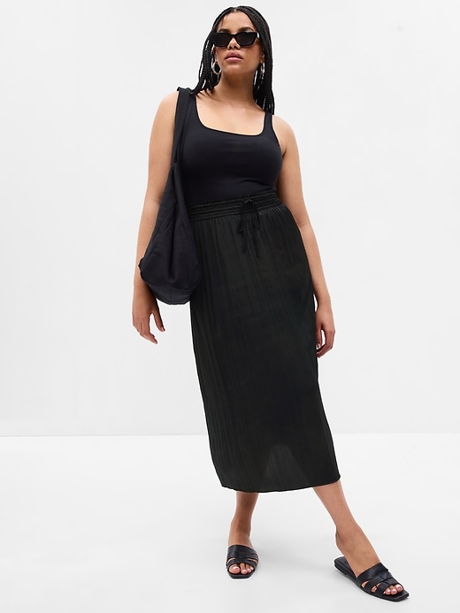 Image number 4 showing, Pleated Midi Skirt