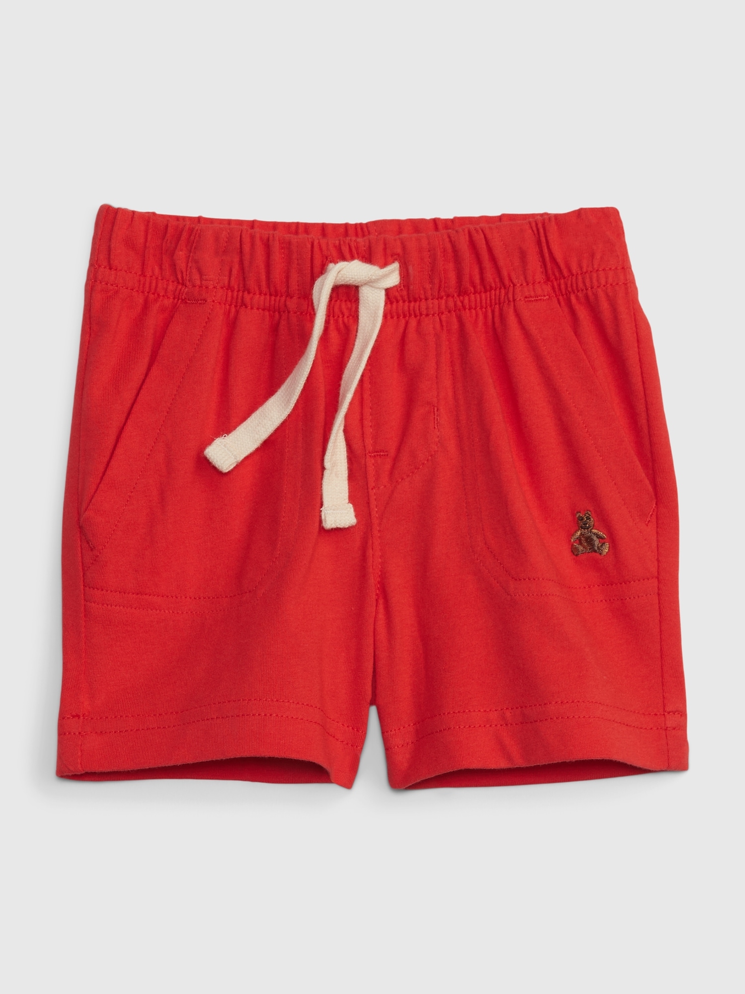 Gap Baby 100% Organic Cotton Mix and Match Pull-On Shorts red. 1