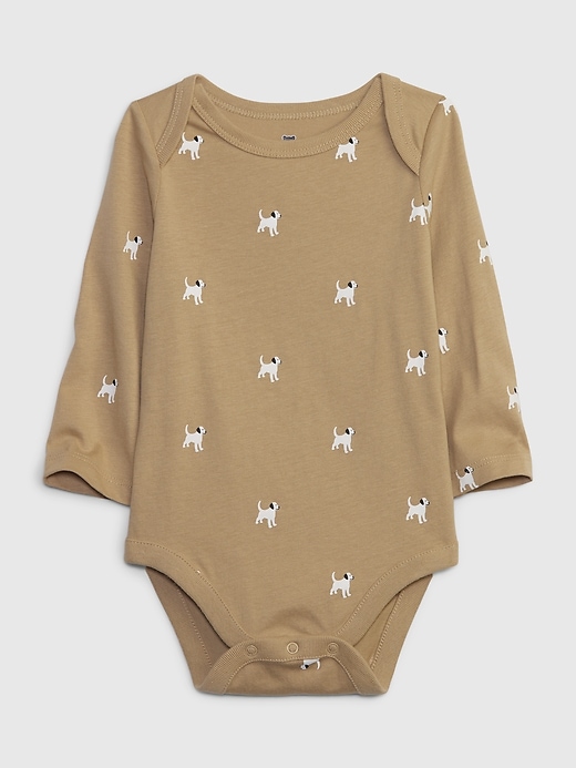 Image number 1 showing, Baby Organic Cotton Mix and Match Graphic Bodysuit