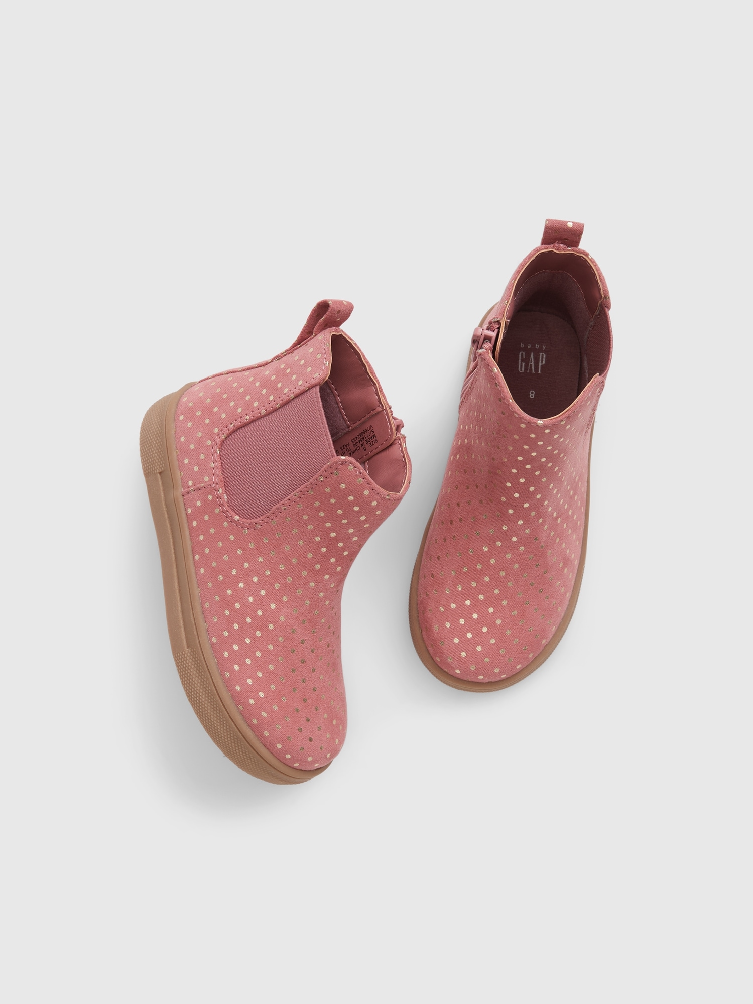 Gap Babies' Toddler High-top Sneakers In Pink Dots