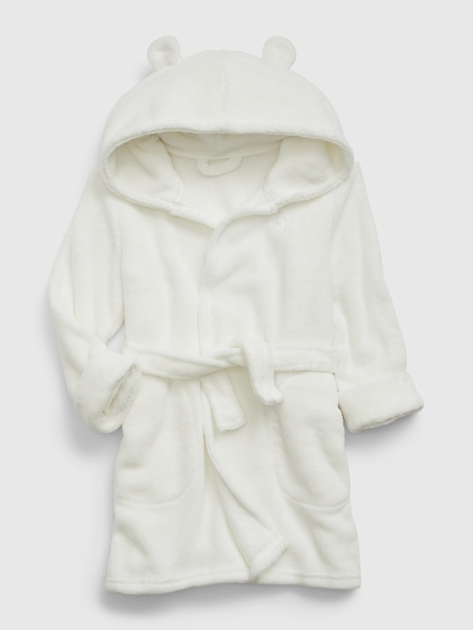 Image number 1 showing, Toddler Recycled Fuzzy Robe