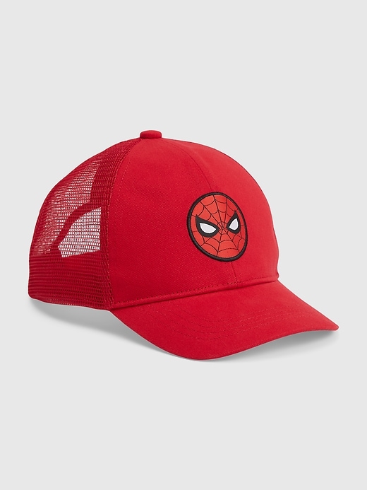 View large product image 1 of 1. GapKids &#124 Marvel Superhero Trucker Hat