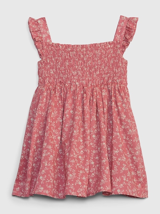 Image number 2 showing, Toddler Floral Smocked Dress