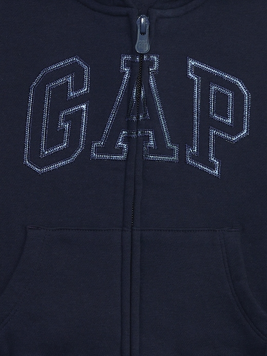 Image number 3 showing, Toddler Metallic Gap Logo Hoodie