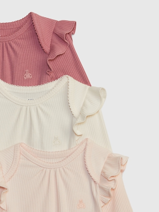 Image number 4 showing, Baby First Favorites TinyRib Bodysuit (3-Pack)