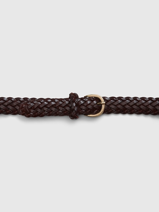 Image number 2 showing, Braided Leather Belt
