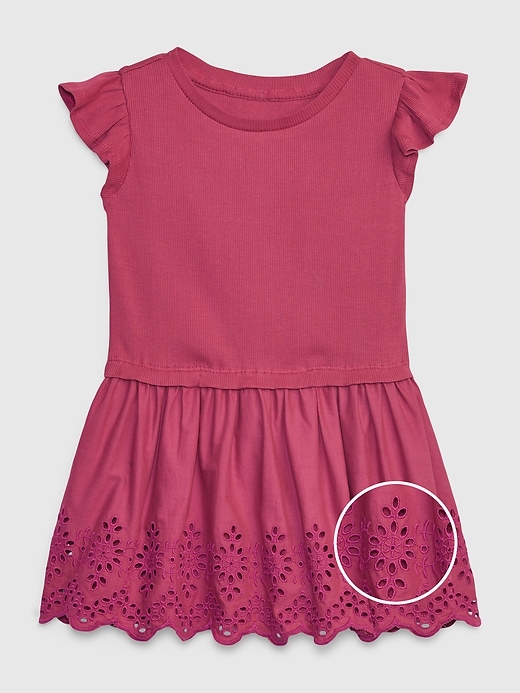 Image number 4 showing, Toddler Eyelet Dress