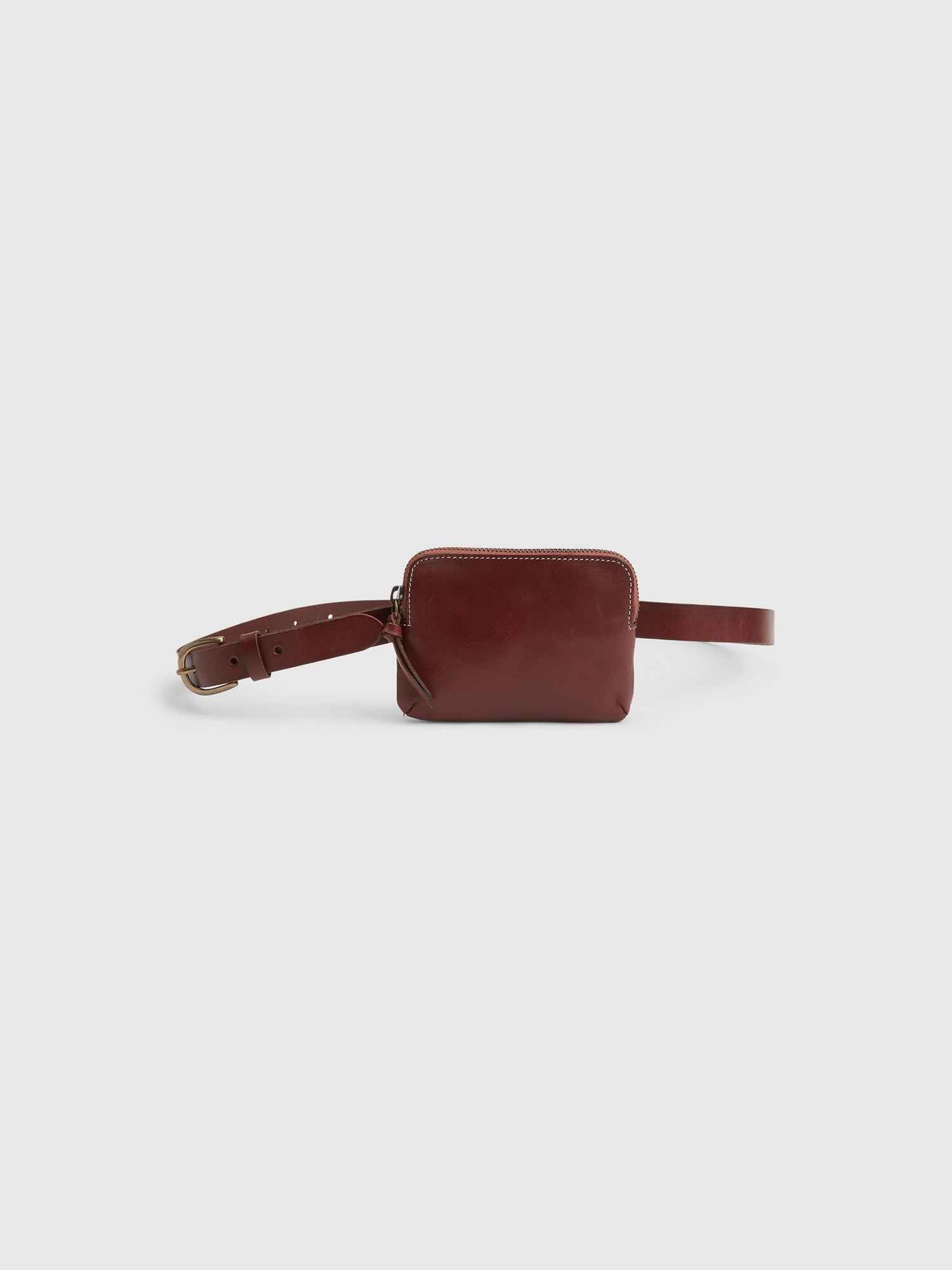 Gap Leather Belt Bag In Cognac Brown