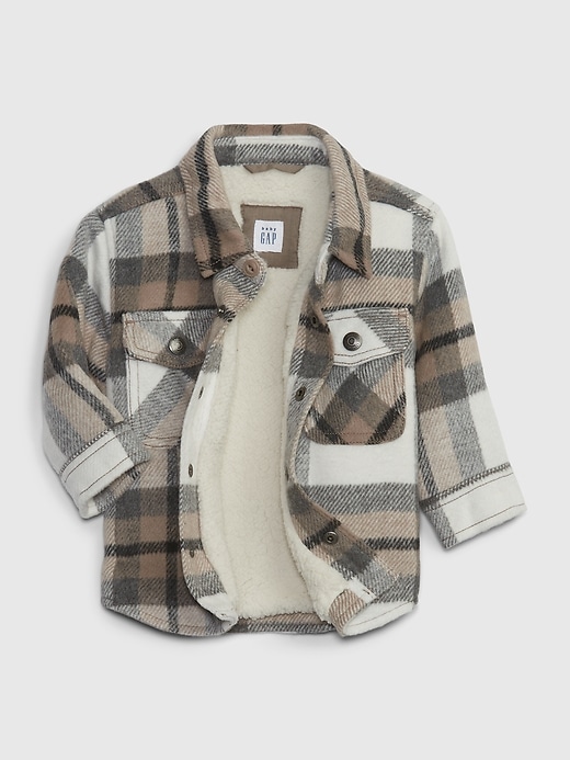 Image number 3 showing, Baby Plaid Shirt Jacket