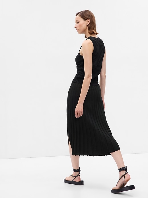 Image number 2 showing, Pleated Sweater Midi Skirt