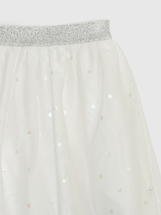 Image number 3 showing, Toddler Metallic Dot Tulle Skirt