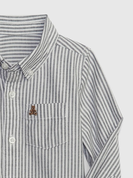 Image number 3 showing, Toddler Organic Cotton Oxford Shirt