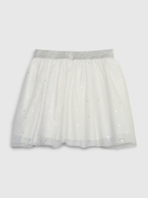 Image number 2 showing, Toddler Metallic Dot Tulle Skirt