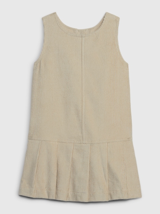 Image number 1 showing, Toddler Pleated Corduroy Jumper