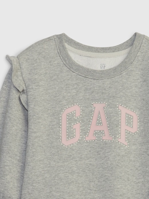 Image number 3 showing, Toddler Gap Arch Logo Ruffle Sweatshirt Dress