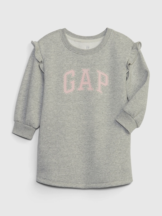 Image number 1 showing, Toddler Gap Arch Logo Ruffle Sweatshirt Dress