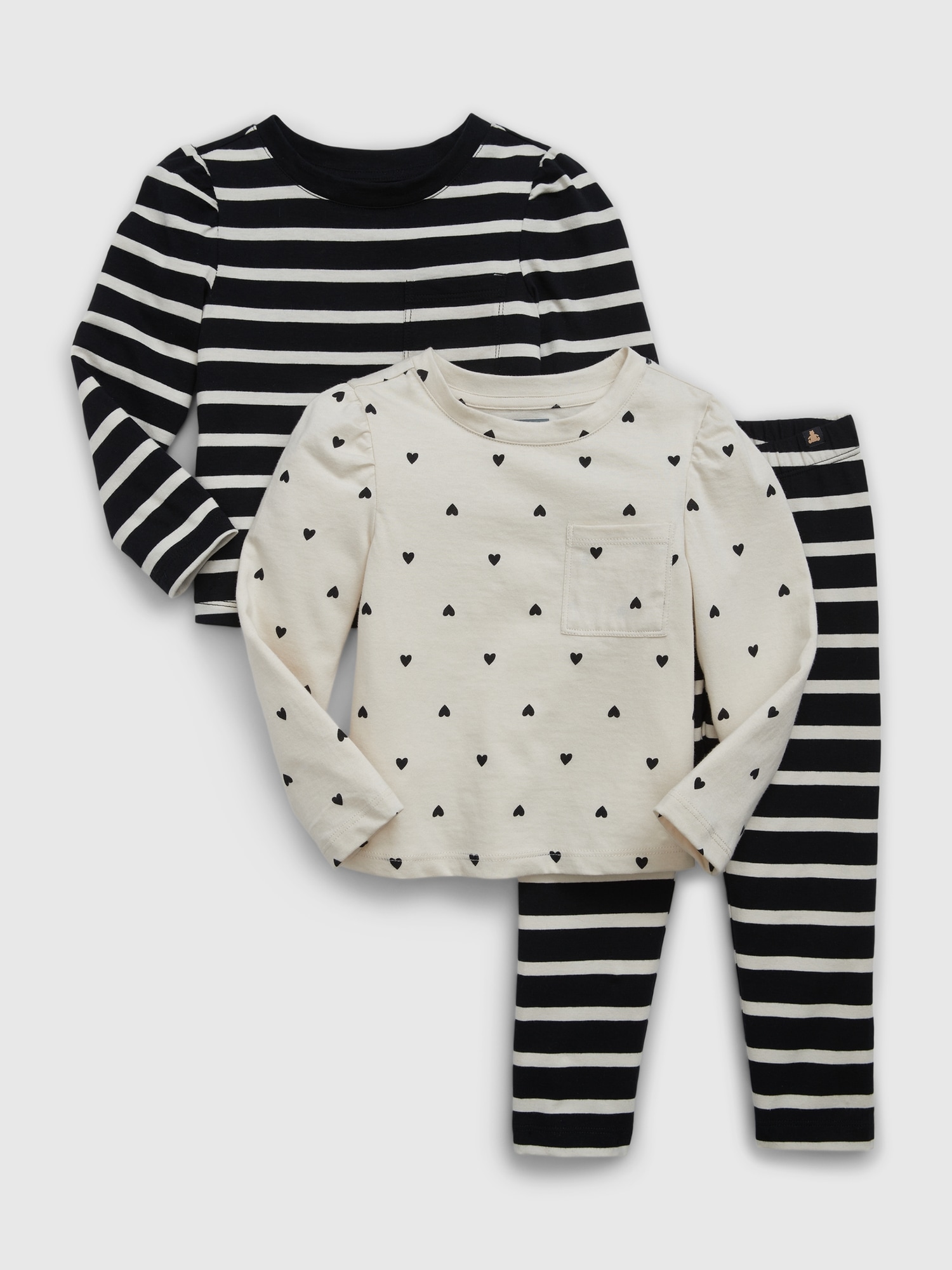 Toddler Organic Cotton Mix and Match Three-Piece Outfit Set