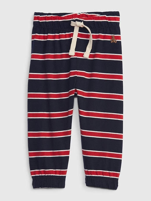 View large product image 1 of 1. Baby Organic Cotton Mix and Match Stripe Pants