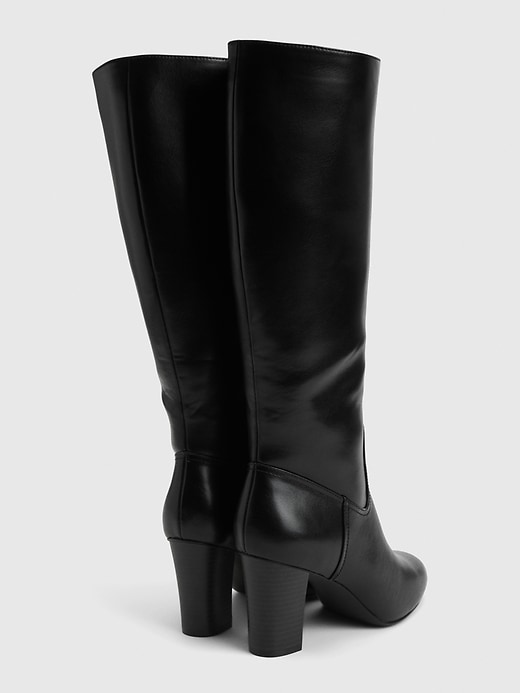 Image number 2 showing, Tall Stacked Heel Boots