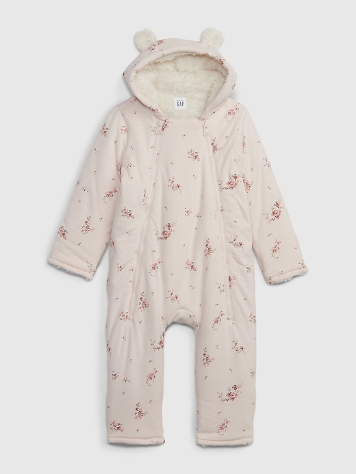 Image number 5 showing, Baby Sherpa Hoodie One-Piece
