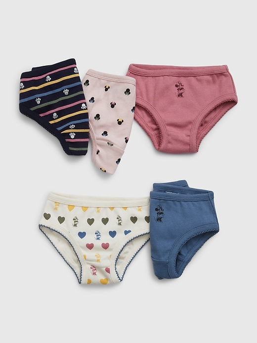 Image number 1 showing, Toddler Organic Cotton Bikini Briefs (5-Pack)