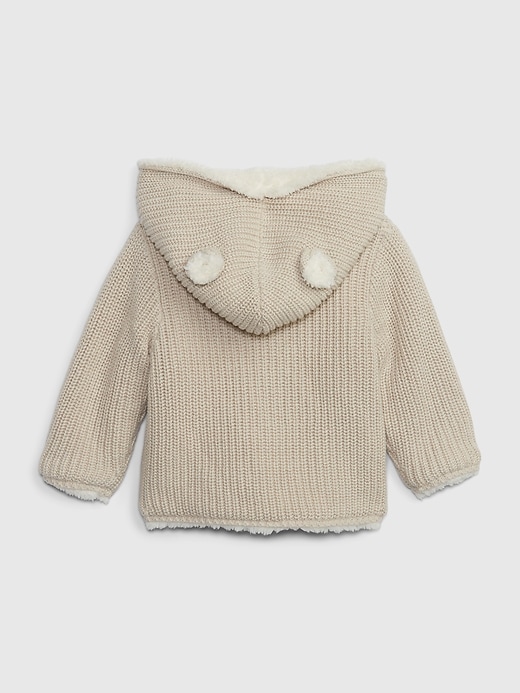 Image number 2 showing, Baby Sherpa Sweater Hoodie