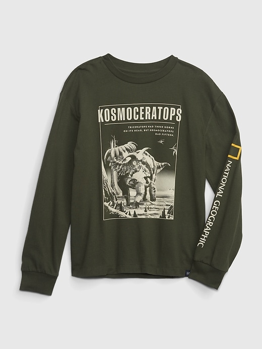 Kids Organic Cotton National Geographic Dinosaur Graphic T-Shirt | Gap