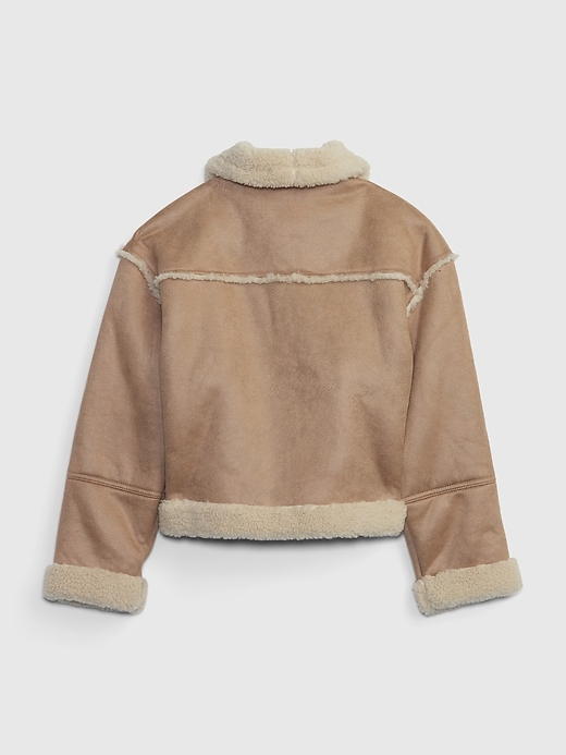 Image number 2 showing, Kids Vegan Suede Jacket