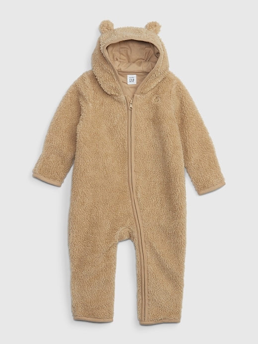 View large product image 1 of 1. Baby Sherpa Bear One-Piece