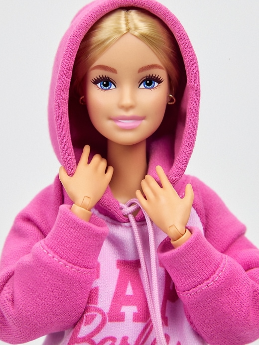 Gap × Barbie™ Arch Logo Doll Hoodie