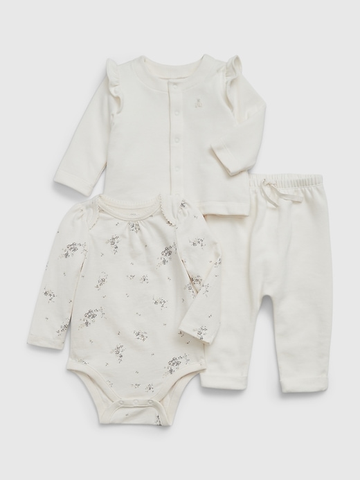 View large product image 1 of 1. Baby First Favorites Three-Piece Outfit Set