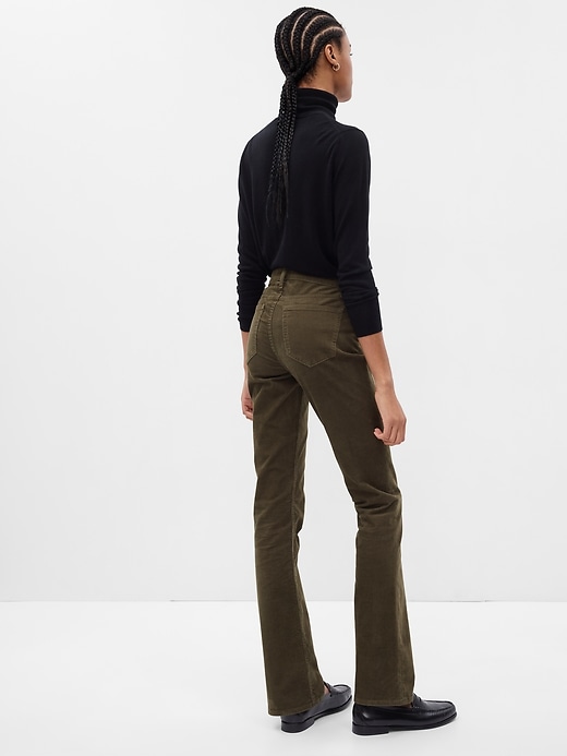 Image number 2 showing, Mid Rise Corduroy Baby Boot Pants