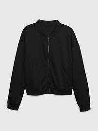 View large product image 6 of 6. GapFit Mesh Bomber Jacket