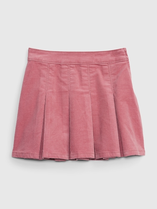 Image number 1 showing, Kids Corduroy Pleated Mini Skirt