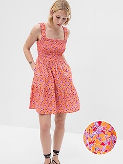 Gap orange outlet dress