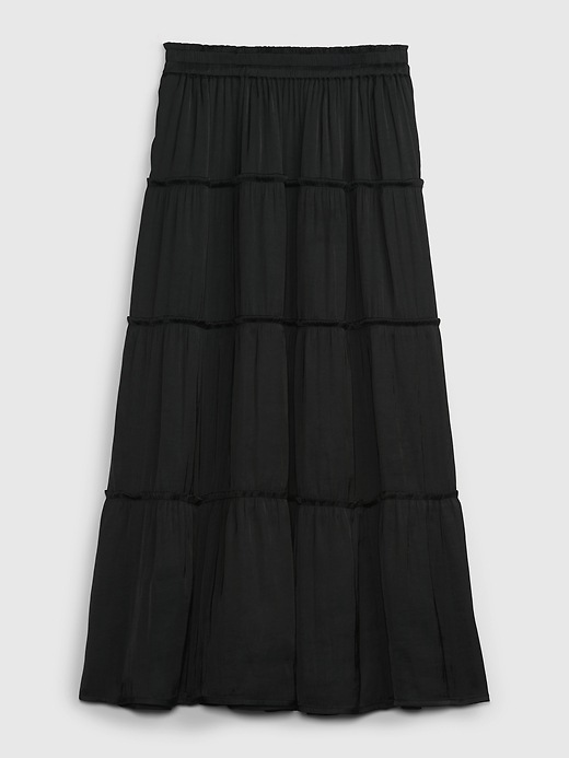 Tiered maxi skirt clearance gap