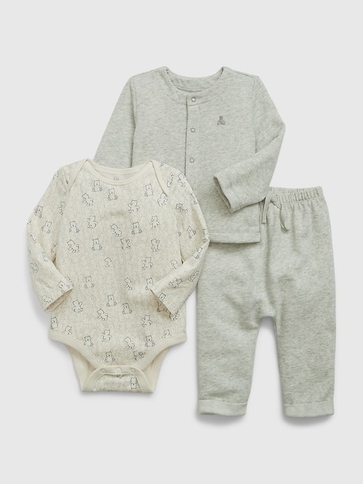 View large product image 1 of 1. Baby First Favorites Three-Piece Outfit Set